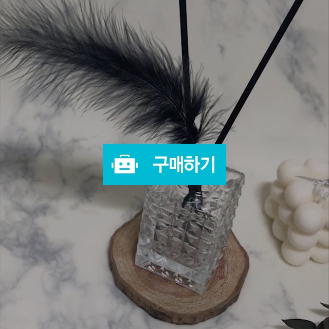 블랙깃털디퓨저 100ML 인테리어디퓨저 실내방향제 / 제이쥬캔들 / 디비디비 / 구매하기 / 특가할인