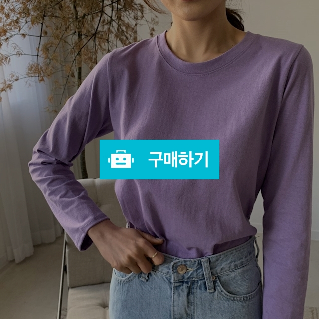데일리 베이직 무지 라운드 티셔츠 ♡8color♡ / 가빈뚠 / 디비디비 / 구매하기 / 특가할인