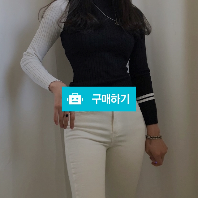 배색 골지티  / 김태영897님의 스토어 / 디비디비 / 구매하기 / 특가할인