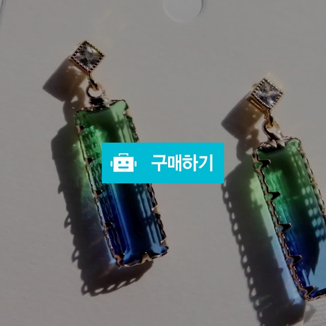 썸머 데일리 투톤 크리스탈 실버 귀걸이 / 제니베니블링 / 디비디비 / 구매하기 / 특가할인