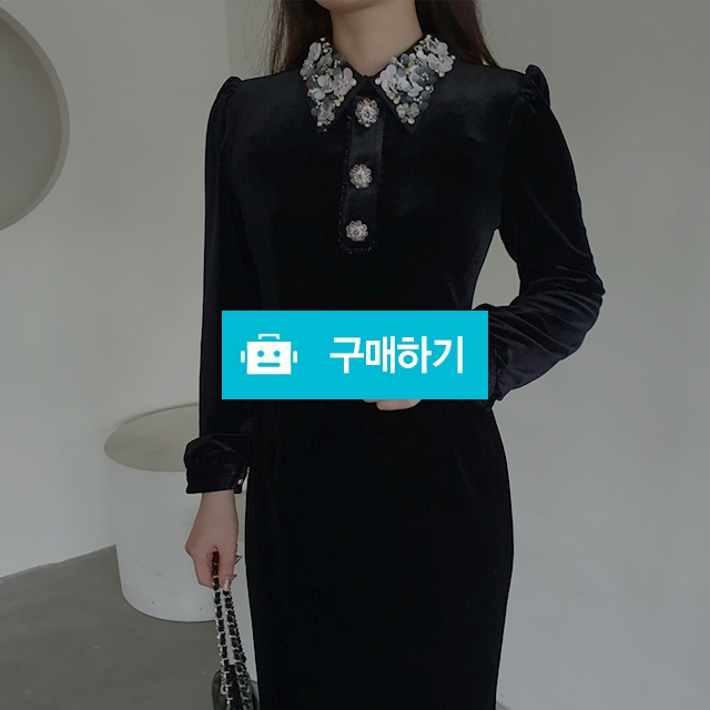 겨울 벨벳 하객 오피스 롱 원피스 / 반이님의 스토어 / 디비디비 / 구매하기 / 특가할인