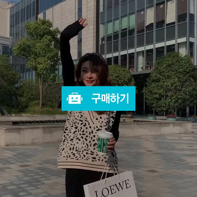 브이넥 민소매 호피무늬 조끼 스웨터 F5666 / 오늘도 예쁘게 엠투걸 / 디비디비 / 구매하기 / 특가할인