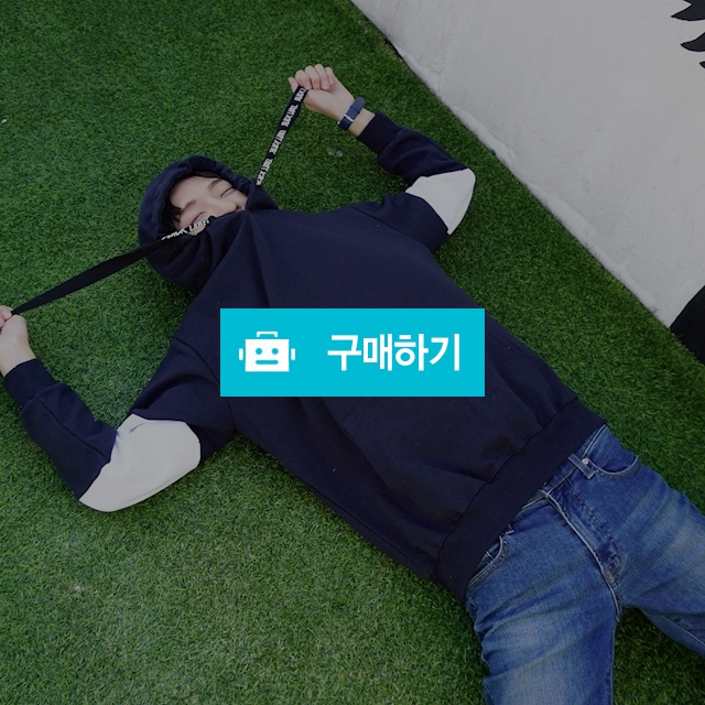 남자 배색 베이직 후드티 / 메데토 / 디비디비 / 구매하기 / 특가할인