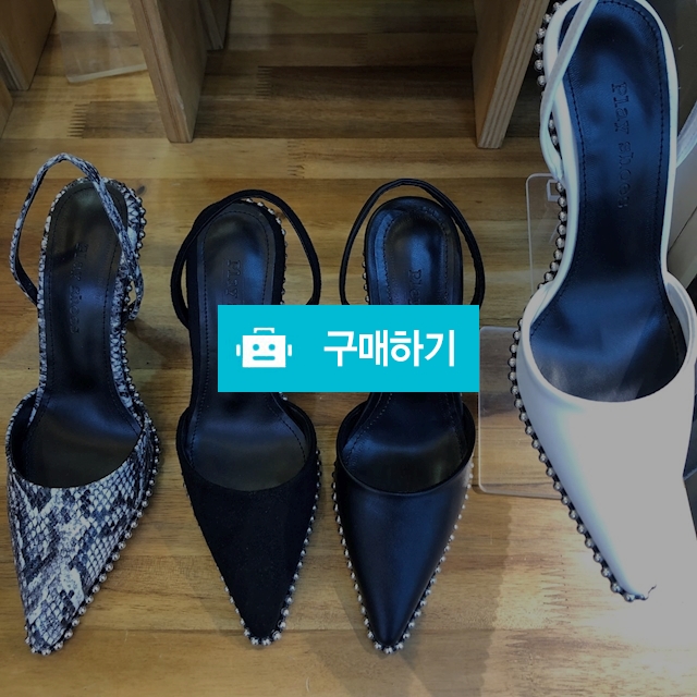 스터드 찡 뱀피 스텔레토 슬링백 샌들힐 / 비쥬비님의 스토어 / 디비디비 / 구매하기 / 특가할인