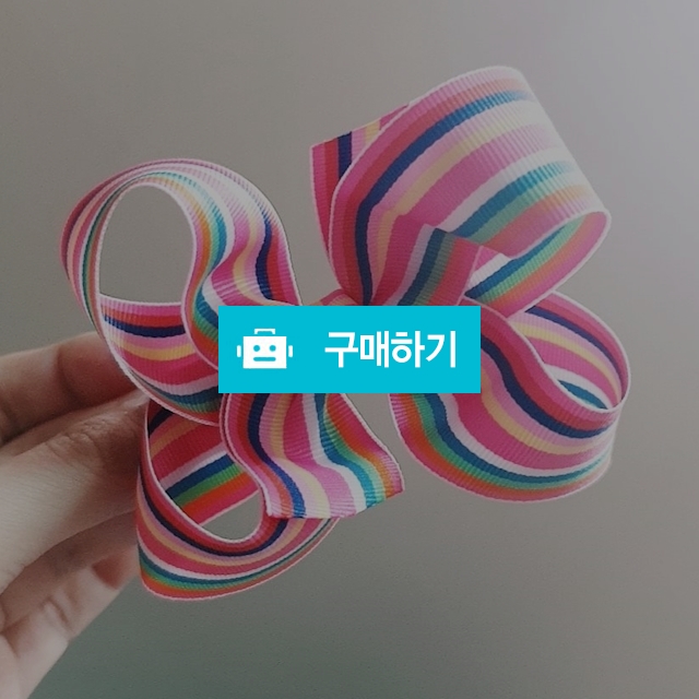 232. 무지개리본핀 / 캬냐블링 / 디비디비 / 구매하기 / 특가할인