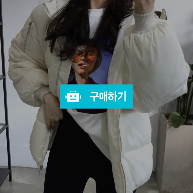 (2Color) 박시 숏 후드 패딩 / 📶님의 스토어849 / 디비디비 / 구매하기 / 특가할인