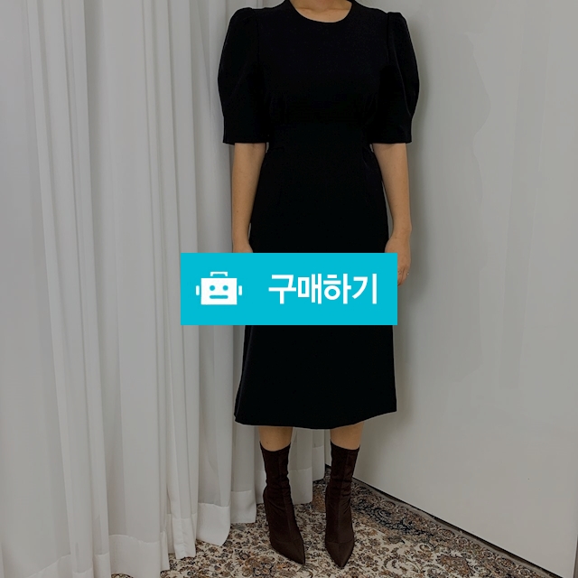 반팔 퍼프 진주 하객 원피스 / 마인드식스 / 디비디비 / 구매하기 / 특가할인