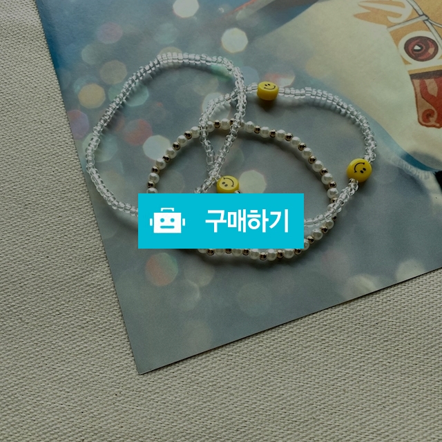 스마일 비즈팔찌 set (2 type) / La Sienne / 디비디비 / 구매하기 / 특가할인