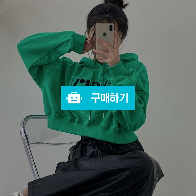 [쭈리원단/세미크롭] 실물존예 꾸안꾸 크롭 쭈리 에브리 자수 후드티 (3color) / 라엘르 Laelle / 디비디비 / 구매하기 / 특가할인