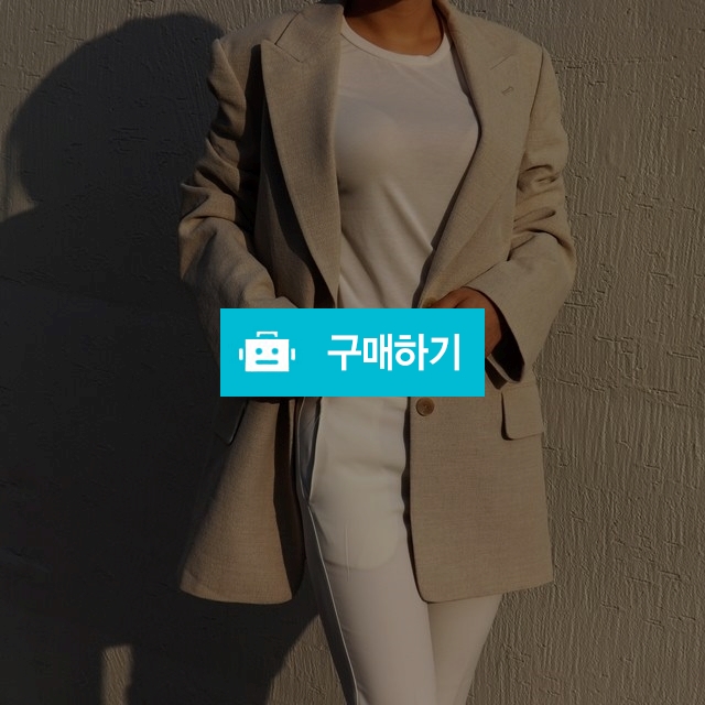 오버핏 데일리 린넨 싱글자켓 / 옹드로이님의 스토어 / 디비디비 / 구매하기 / 특가할인