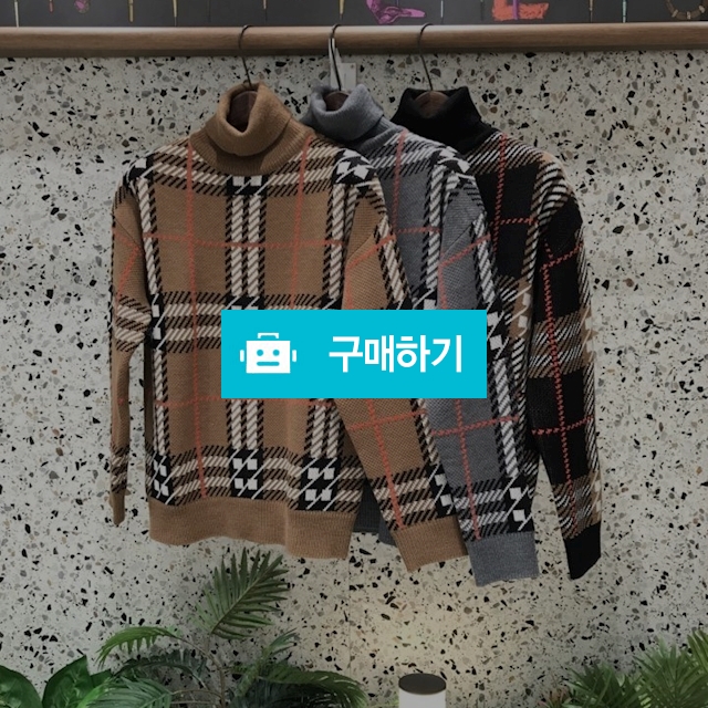 burberry 자카드 폴라 / 위버스코 / 디비디비 / 구매하기 / 특가할인