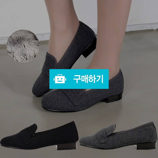 여성로퍼 방한화 마리오탈라리코 모직 라운드토 털 페니로퍼 3cm굽 따뜻한신발 겨울구두 / 마리오탈라리코님의 스토어 / 디비디비 / 구매하기 / 특가할인