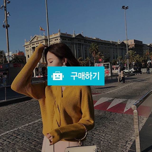 카리나 꽈배기 트임 니트 / 카리나벤티 / 디비디비 / 구매하기 / 특가할인
