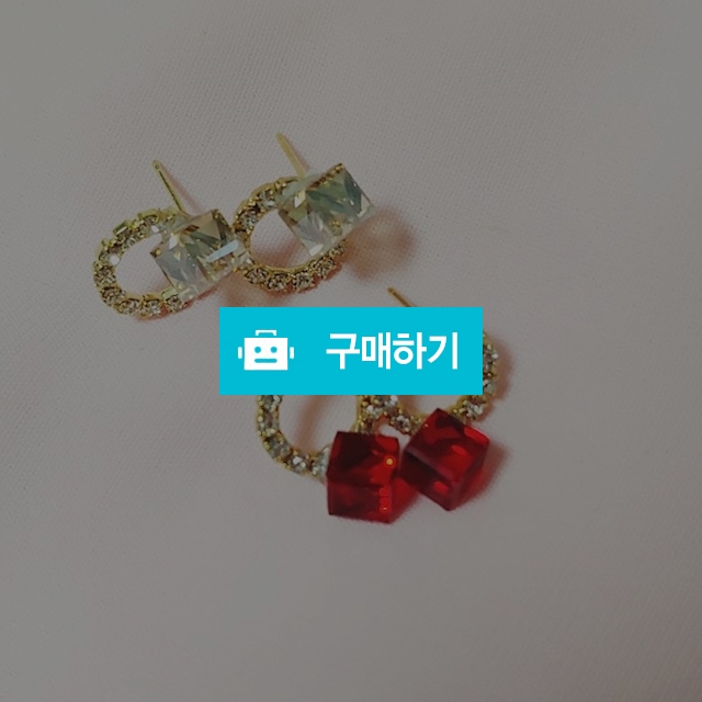 ♥스와로브스키 사각수정 귀걸이♥ / Anban / 디비디비 / 구매하기 / 특가할인