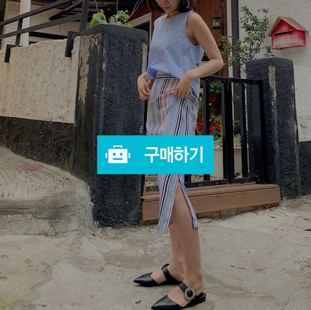 팔색조 트임 스커트 (레드/블루2Color) / 슈가케이 / 디비디비 / 구매하기 / 특가할인