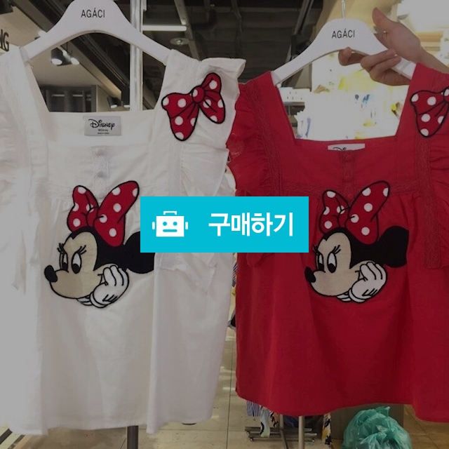 셔링 미이니 나시 블라우스(디즈니 정품) / 장위동홍당무님의 스토어 / 디비디비 / 구매하기 / 특가할인