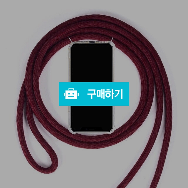 하이에나 핸드폰 목걸이 줄 스트랩 케이스 레드 갤럭시 A50 등 전기종 / 카키모바일 / 디비디비 / 구매하기 / 특가할인