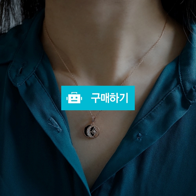 블랙 라운드 코인 별 달 목걸이 / 손수메이크 / 디비디비 / 구매하기 / 특가할인