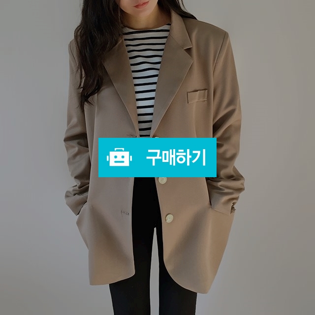 쓰리버튼 오버핏 자켓 / MOHA / 디비디비 / 구매하기 / 특가할인