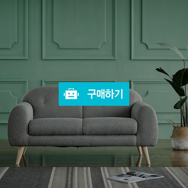아이리스 2인 패브릭 소파(그레이) / ModernHouse / 디비디비 / 구매하기 / 특가할인