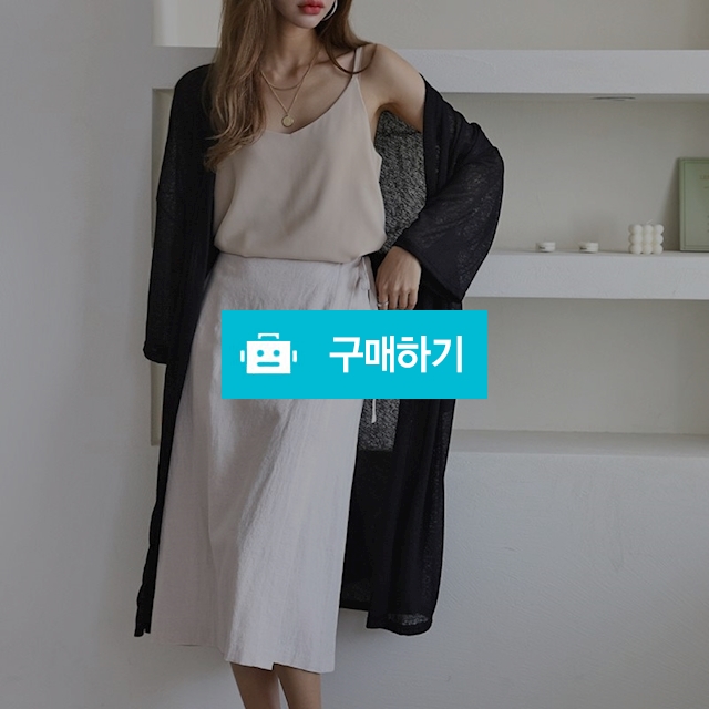 여자 여름 가디건 롱 심플 디자인 / 도도해닷컴 / 디비디비 / 구매하기 / 특가할인