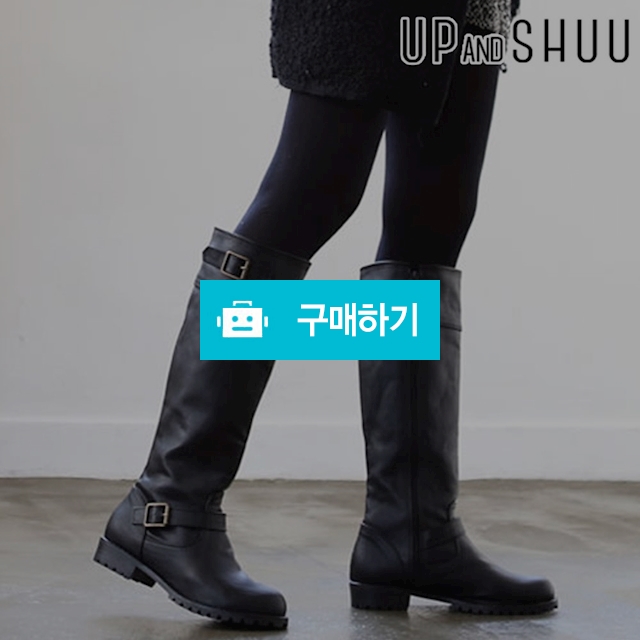 디어데이 벨크로 여자 겨울 롱 여성 가죽 부츠  / UP AND SHUU 업앤슈 / 디비디비 / 구매하기 / 특가할인