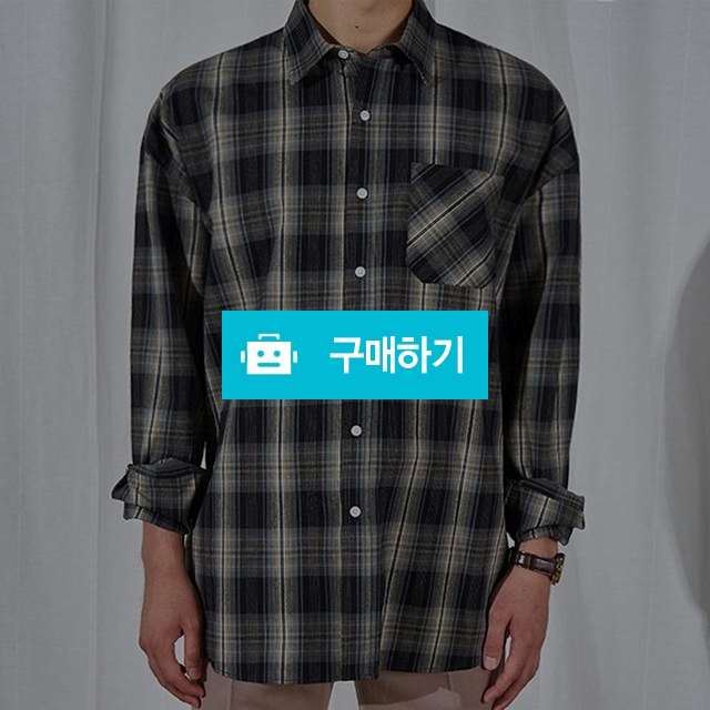 오버핏 체크 셔츠 남방 2color / 세번째단추님의 스토어 / 디비디비 / 구매하기 / 특가할인