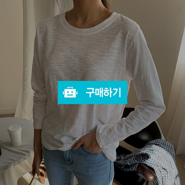 베이직 무지 슬라브 티셔츠 ♡6color♡ / 가빈뚠 / 디비디비 / 구매하기 / 특가할인