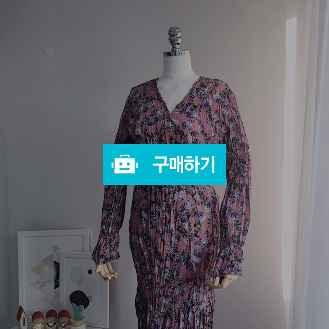 플라워 플리츠 주름 스트링 롱원피스 / 8381pj님의 스토어 / 디비디비 / 구매하기 / 특가할인