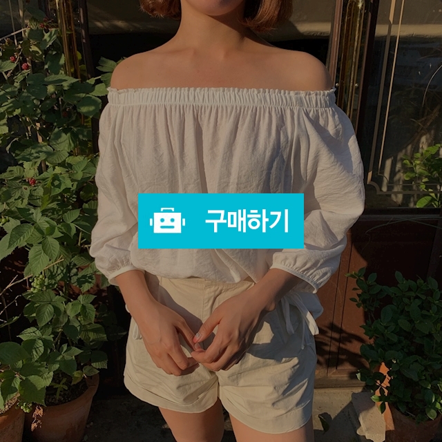 스모크 밴딩 오프숄더 여름 블라우스 / 숨띵 / 디비디비 / 구매하기 / 특가할인