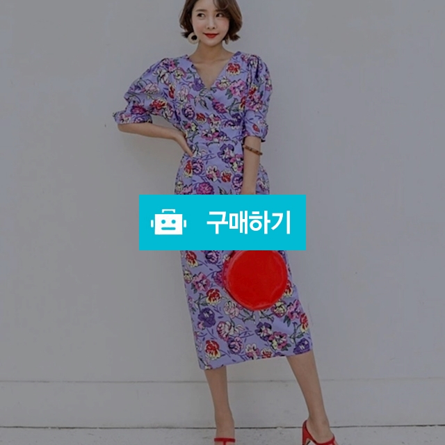 플라워 랩 퍼프 롱원피스 / 장위동홍당무님의 스토어 / 디비디비 / 구매하기 / 특가할인