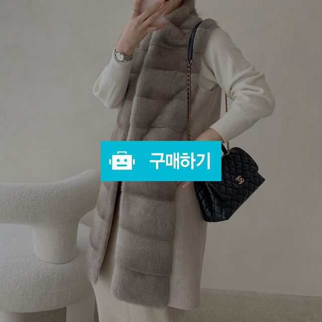 코펜하겐 샌드 밍크 베스트(밍크 퍼 핸드메이드 조끼) / 모어클로딩 / 디비디비 / 구매하기 / 특가할인