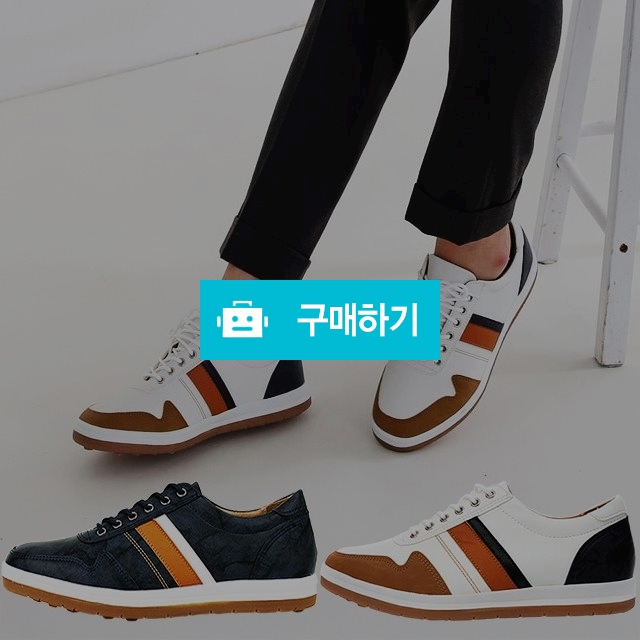 남성스니커즈 골프화 마리오탈라리코 사이드 레더패치 키높이스니커즈 3cm굽 스크린골프화 / 마리오탈라리코님의 스토어 / 디비디비 / 구매하기 / 특가할인