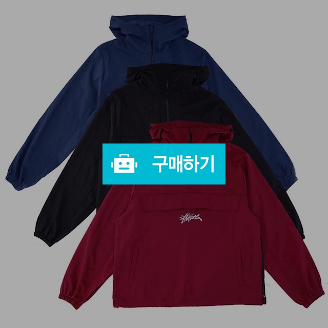 [핏트랜스] 깔끔한 무지로고 하프집업 캥거루후드 옥스포드 아노락 땀복 재킷 / 핏트랜스 / 디비디비 / 구매하기 / 특가할인