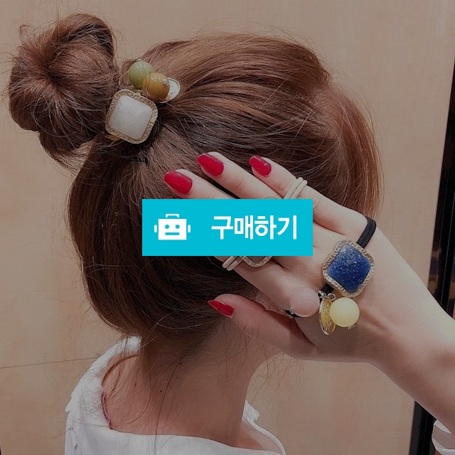 [오늘발송] 시크 코인 드롭 헤어 머리끈 3P SET / 앤어바웃 / 디비디비 / 구매하기 / 특가할인