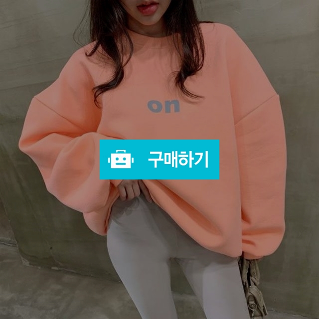 [기모맨투맨] 형광온맨투맨 맨투맨 여자맨투맨 맨투맨코디 형광맨투맨 / 특공대언니n루피옴므 / 디비디비 / 구매하기 / 특가할인