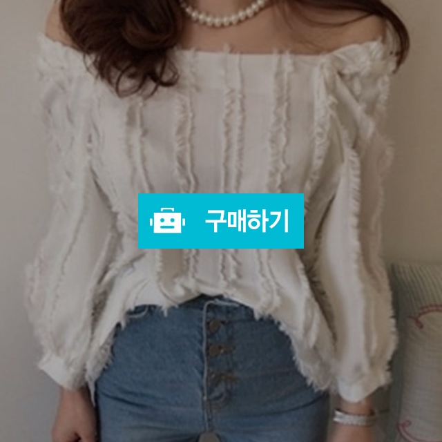 오프숄더 슬리브 셔츠(2Color) / 진엘리야 / 디비디비 / 구매하기 / 특가할인