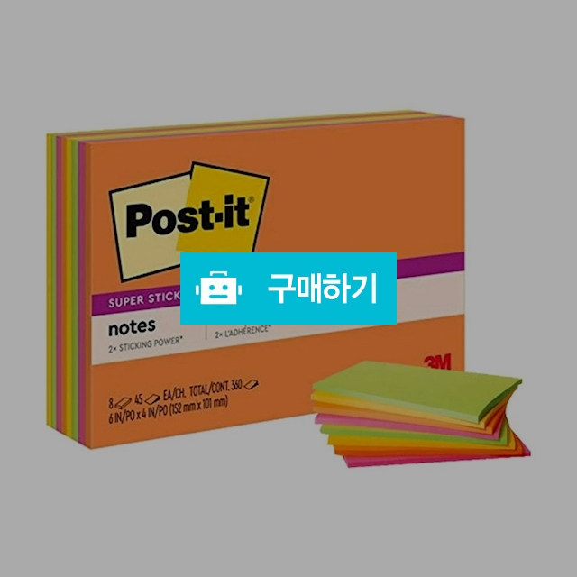 3M 접착식 메모지 포스트잇 6445-SSP 미팅노트 / 설래임 / 디비디비 / 구매하기 / 특가할인
