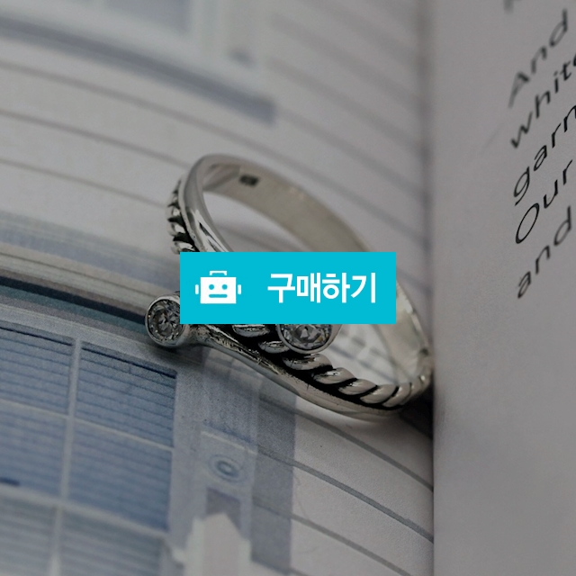 실버925 큐빅 긴고아 스타일 반지 / 엘라실버 / 디비디비 / 구매하기 / 특가할인