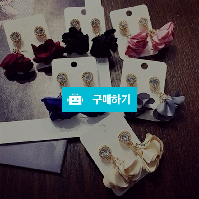 (무니켈침) 플라워 귀걸이 / 완두콩스프의 쥬얼리 매장 / 디비디비 / 구매하기 / 특가할인