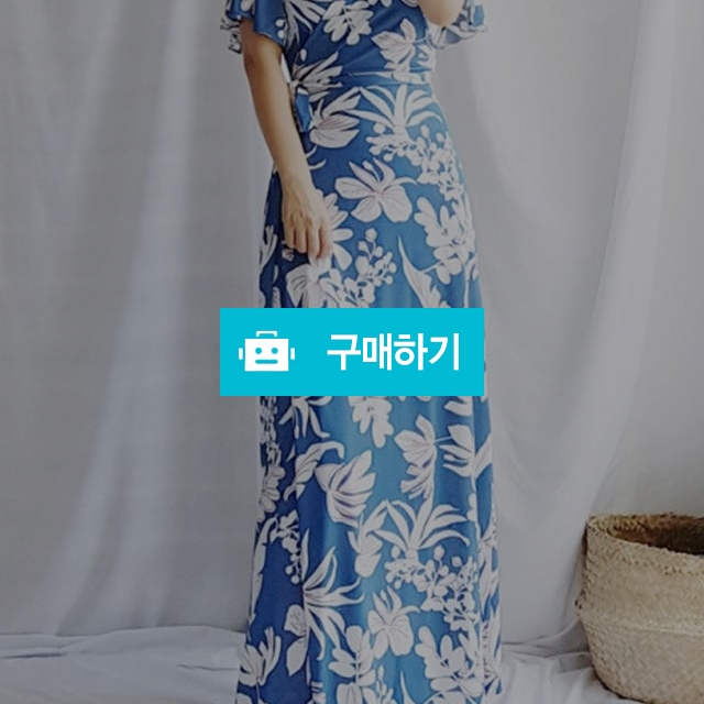 플라워 패턴 랩 롱원피스 / 라비융 RaviYung / 디비디비 / 구매하기 / 특가할인