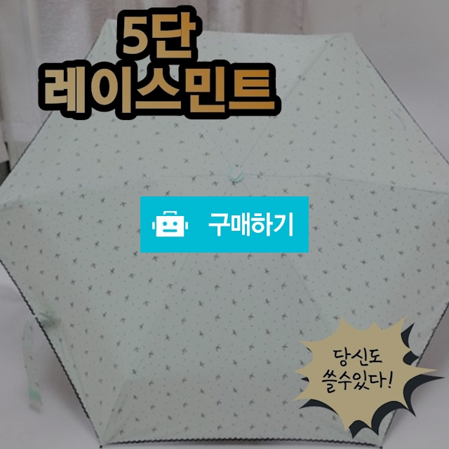 20대 초경량 5단 암막 레이스 우양산 양산 우산 자외선차단 레이스민트	 / 비바채님의 스토어 / 디비디비 / 구매하기 / 특가할인