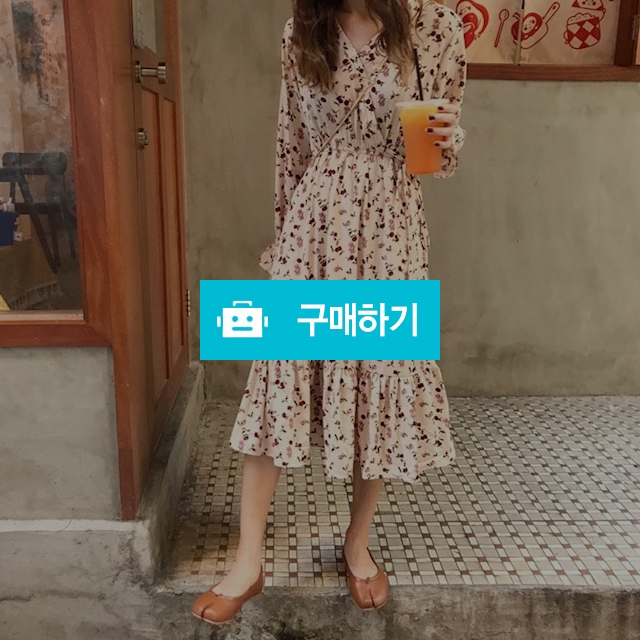 [당일배송] 봄신상♥ 플라워 쉬폰 롱원피스 / 가빈뚠 / 디비디비 / 구매하기 / 특가할인