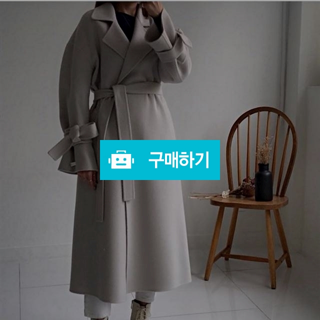핸드메이드 소매리본 롱코트 / 노블마인 / 디비디비 / 구매하기 / 특가할인