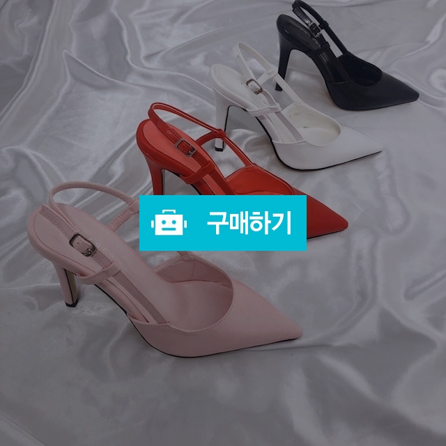 비비드 컬러 버클 스트랩 스틸레토 슬링백 하이힐 4color / 비쥬비님의 스토어 / 디비디비 / 구매하기 / 특가할인