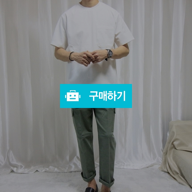 5col 데일리 포켓 반팔 티셔츠 / 대단한놈님의 스토어 / 디비디비 / 구매하기 / 특가할인