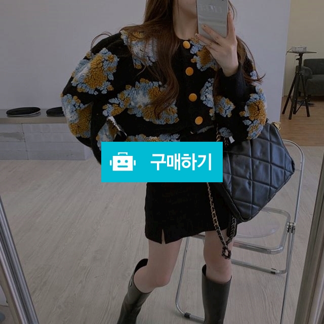 플라워 부클 벌룬 크롭 가디건 / 모드페이지 / 디비디비 / 구매하기 / 특가할인