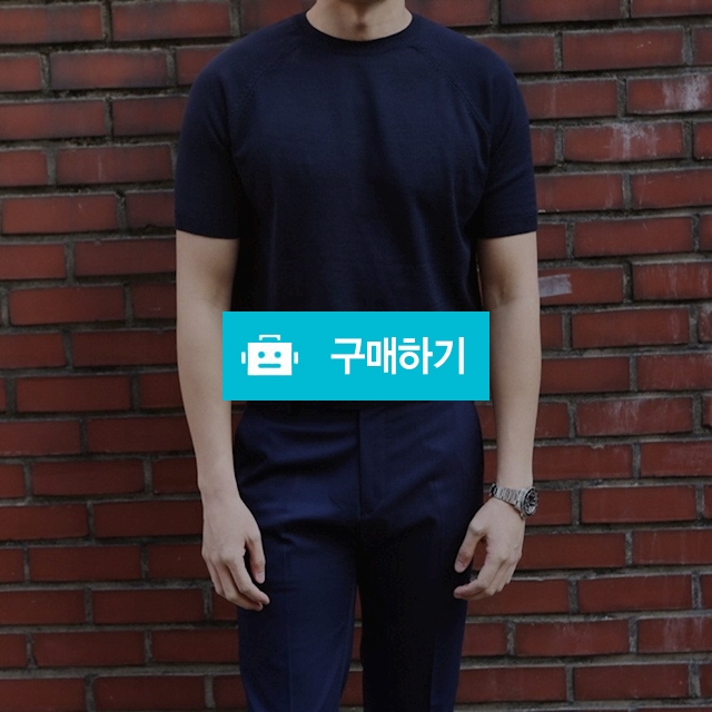 라운드 무지 니트 반팔티 / 대단한놈님의 스토어 / 디비디비 / 구매하기 / 특가할인