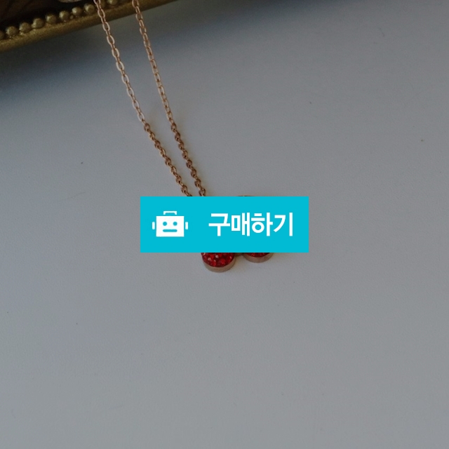 써지컬스틸 체리 목걸이 / 다이아니 / 디비디비 / 구매하기 / 특가할인