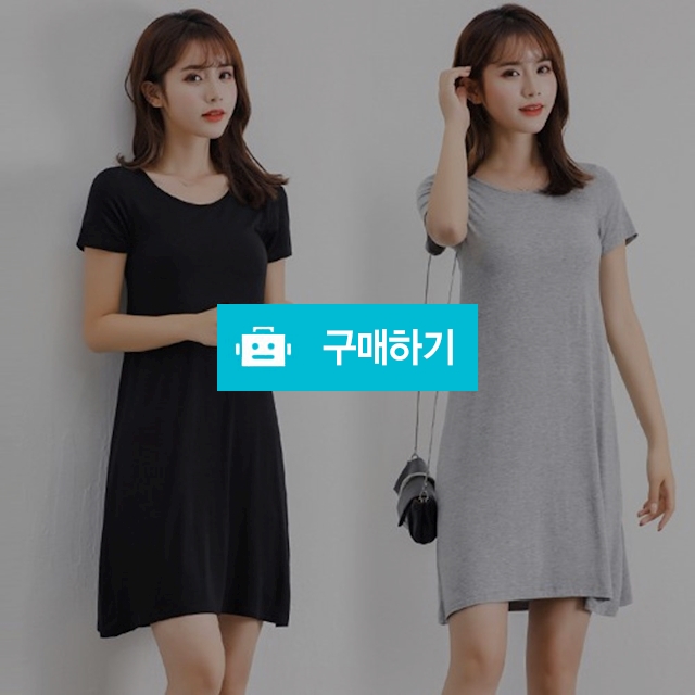윈디아 반팔 면 미니원피스 / 신라상점 / 디비디비 / 구매하기 / 특가할인
